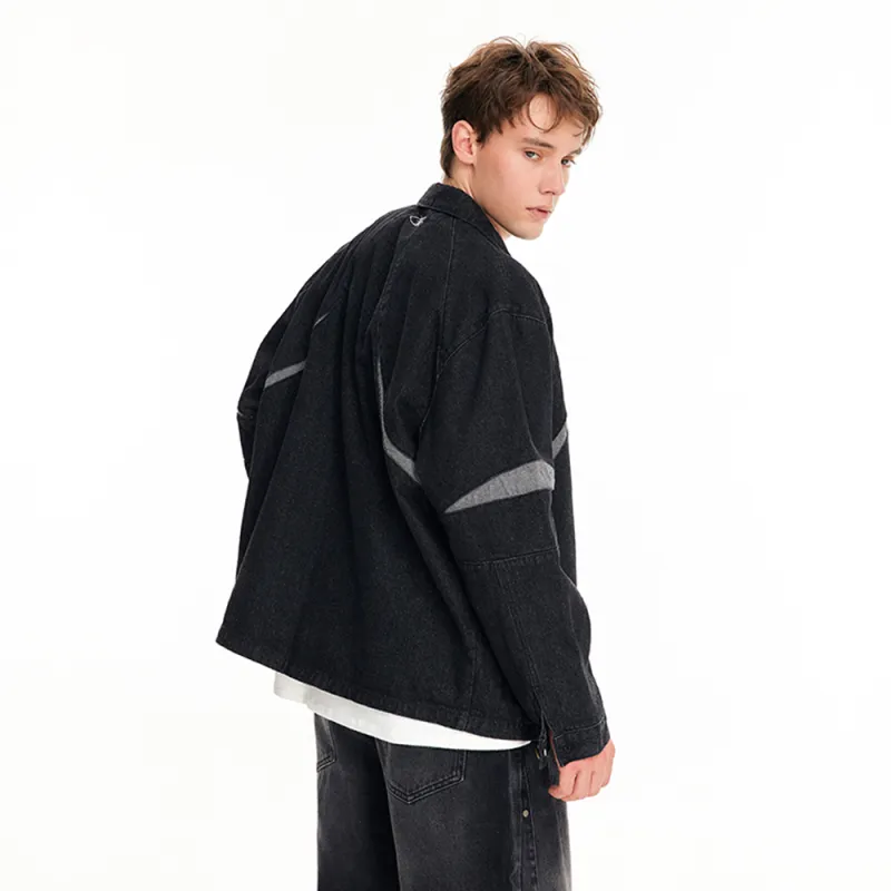 GRKC Denim Jackets Unisex Black-2