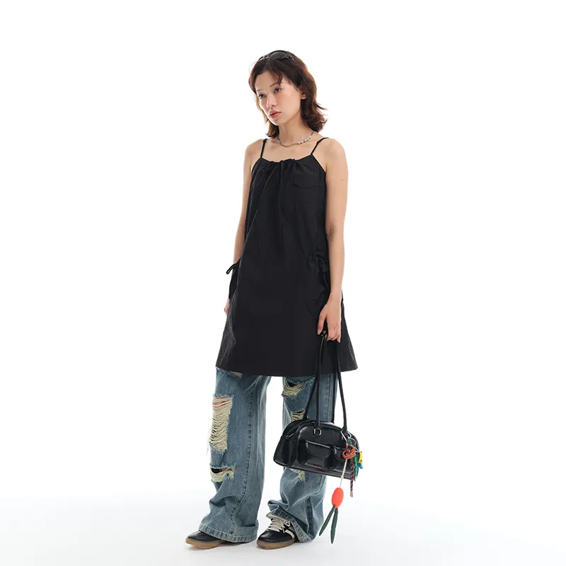 Apparition Slip Dresses Women's Black-3