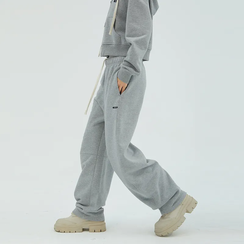 Apparition Knitted Sweatpants Unisex Heather Gray-6