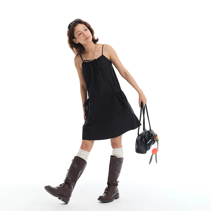 Apparition Slip Dresses Women's Black-7