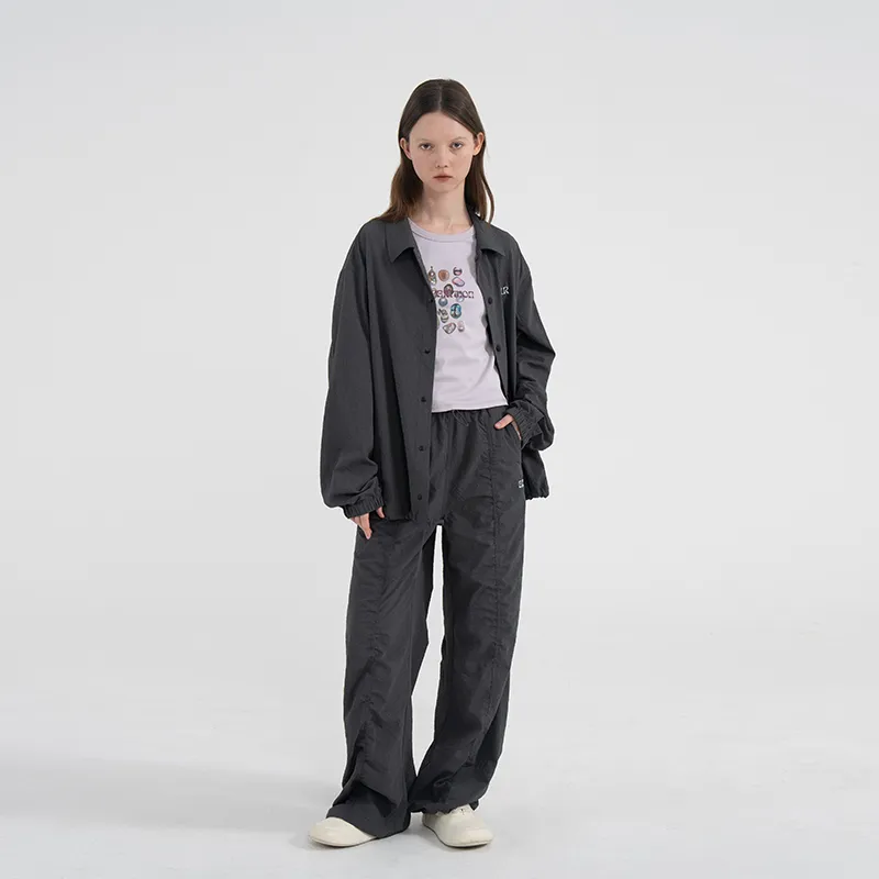 Apparition Casual Pants Unisex Dark Gray-3