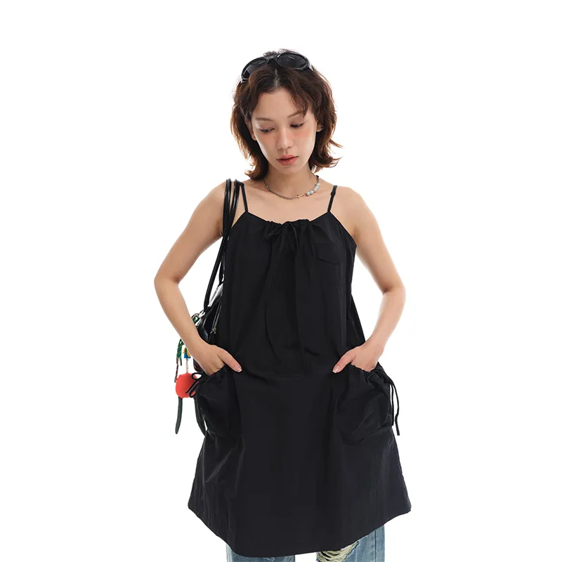 Apparition Slip Dresses Women's Black-4