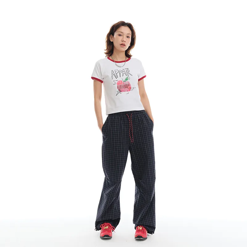 Apparition Casual Pants Unisex Navy Blue-3