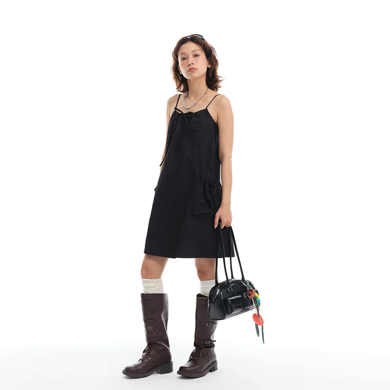 Apparition Slip Dresses Women's Black-6