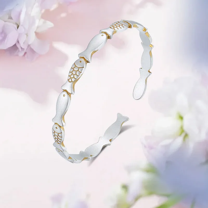 Avani 999 Fine Silver Sterling Silver Bracelets Women's-2