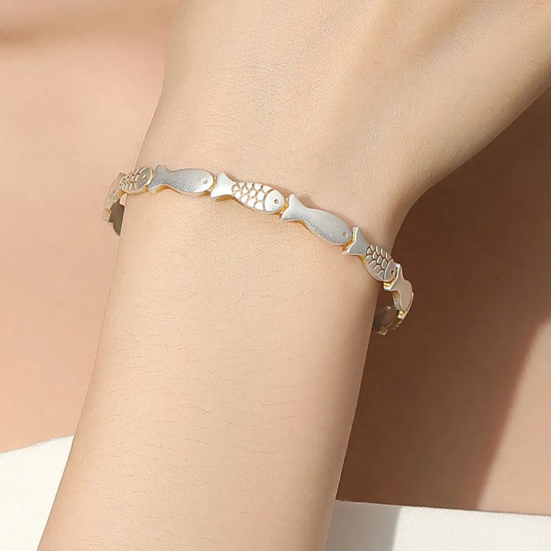 Avani 999 Fine Silver Sterling Silver Bracelets Women's-4