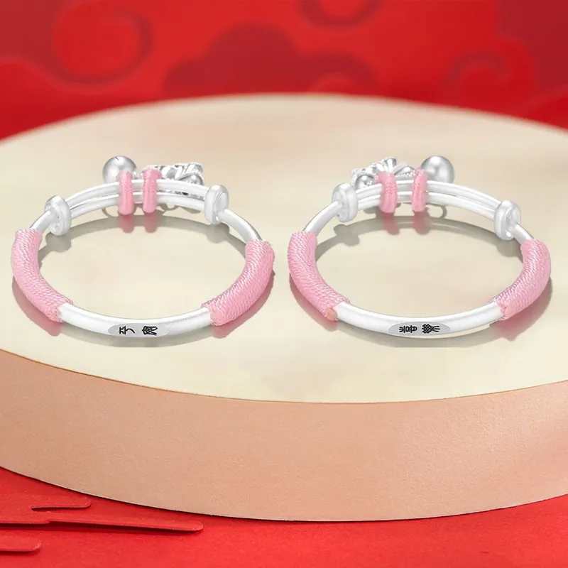 Avani 999 Fine Silver Bangles Kids'-4