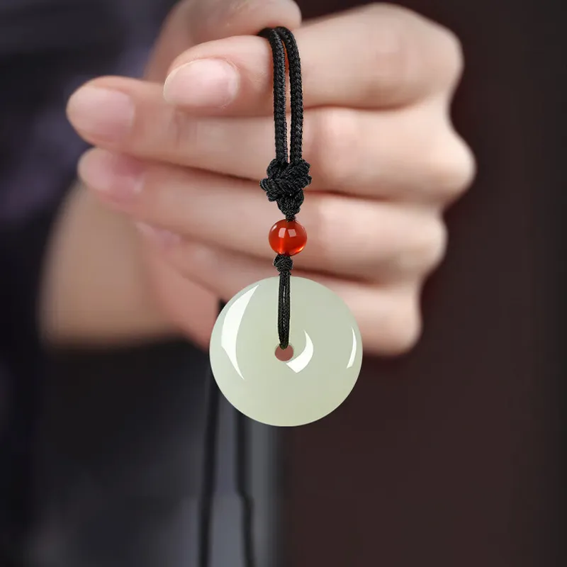 Avani Necklaces White Jade Unisex-1