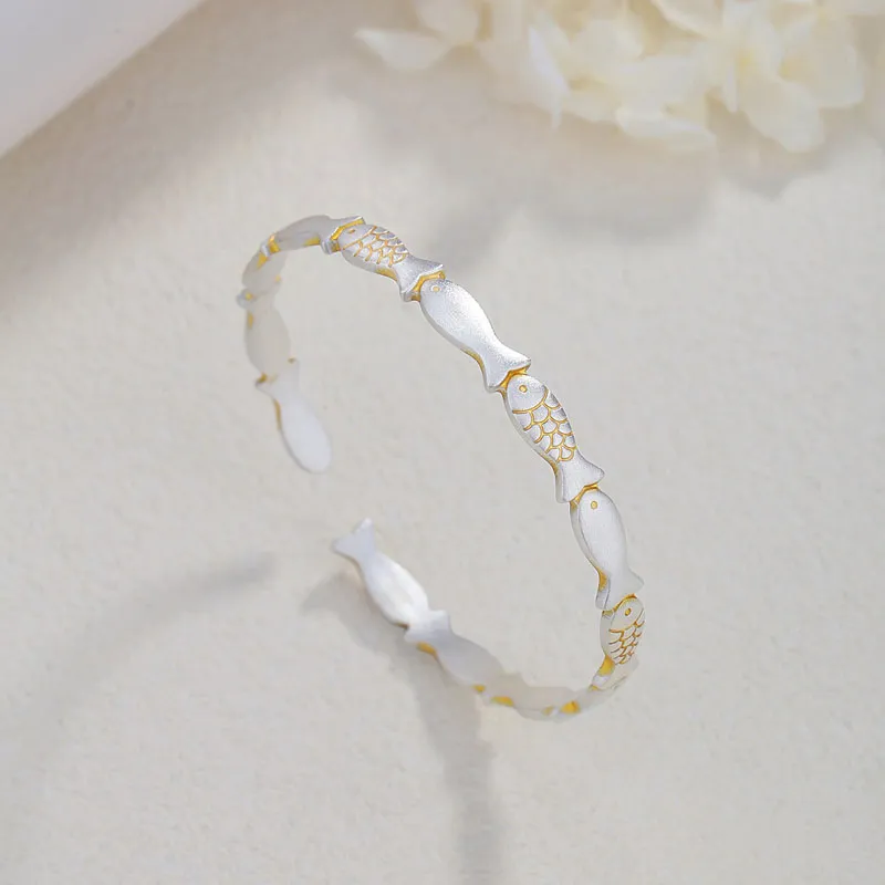 Avani 999 Fine Silver Sterling Silver Bracelets Women's-1