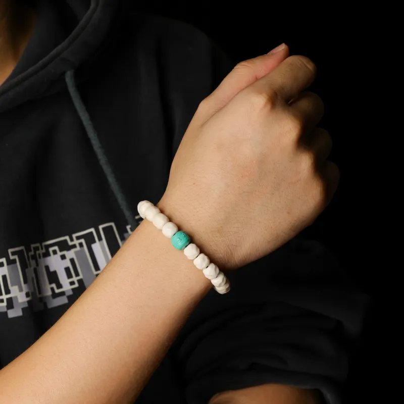 Honki White Jade Bodhi Bracelets Unisex-4