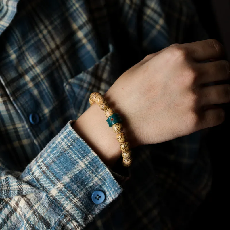 Honki Star Moon Bodhi Seeds Bracelets Unisex-4