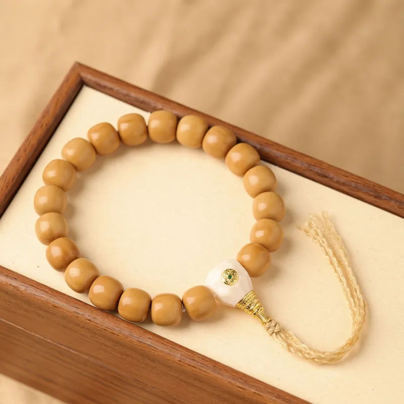 Honki Monkey Head Walnut Bracelets Unisex-1
