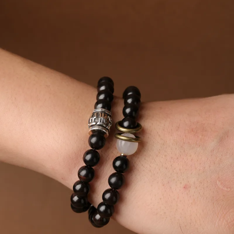Honki African Blackwood Bracelets Unisex-3