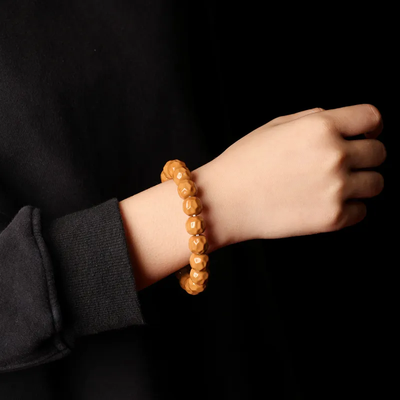 Honki Monkey Head Walnut Bracelets Unisex-1