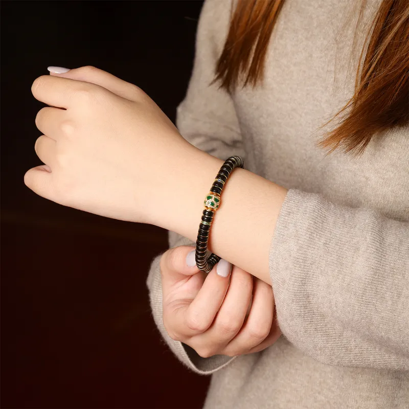 Honki Coconut Shell Beads Bracelets Unisex-2