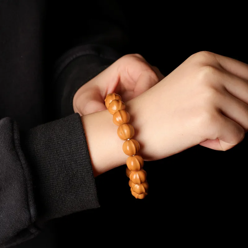 Honki Monkey Head Walnut Bracelets Unisex-2