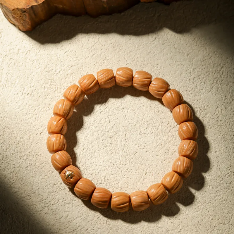 Honki Monkey Head Walnut Bracelets Unisex-1