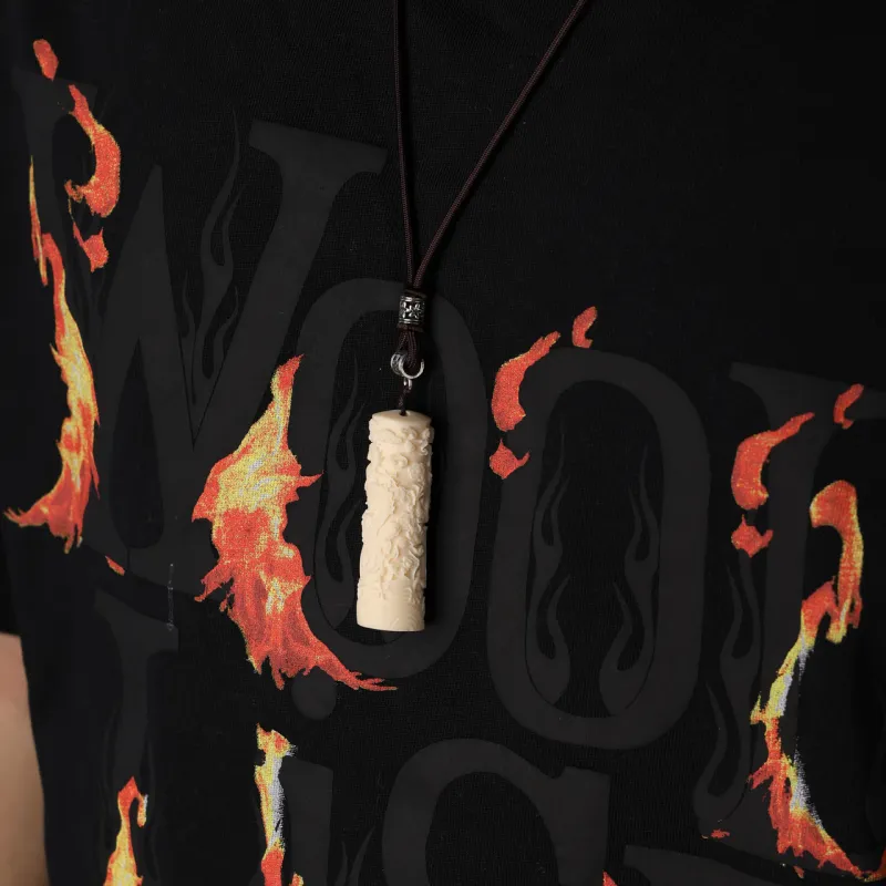 Honki Ivory Nut Necklaces Unisex-3