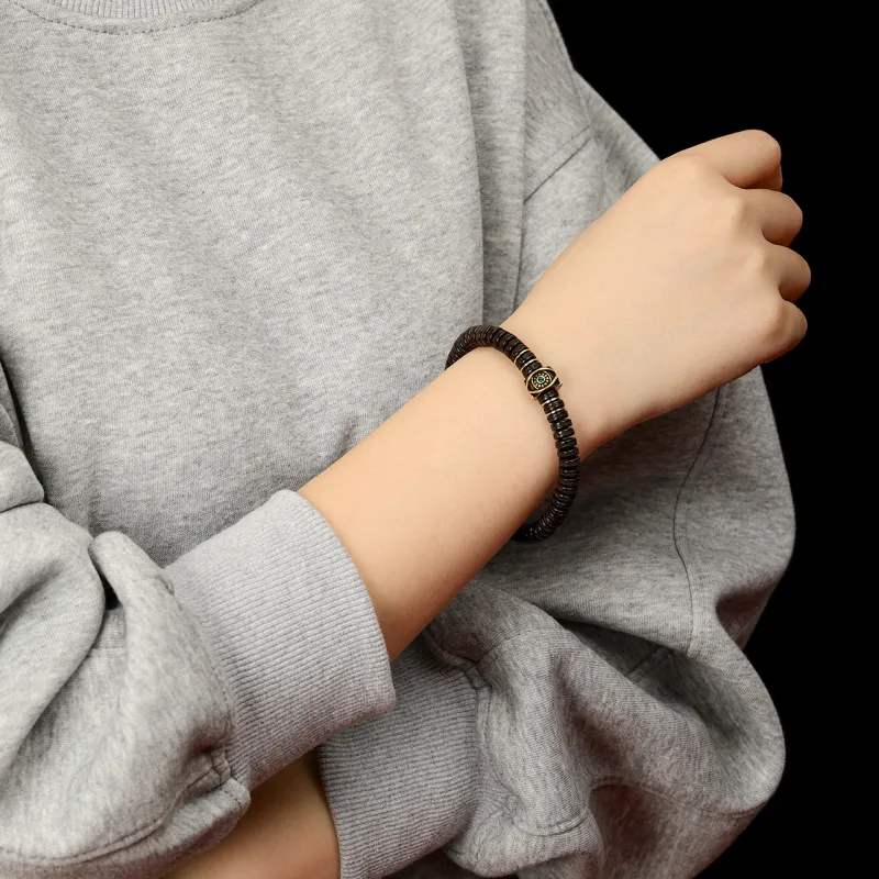 Honki Coconut Shell Beads Bracelets Unisex-3