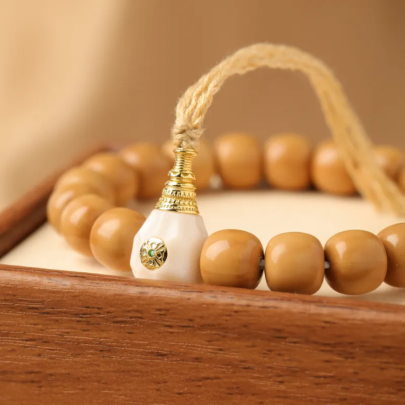 Honki Monkey Head Walnut Bracelets Unisex-2