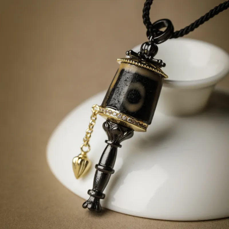 Honki Agate Jade Pendants Unisex-1