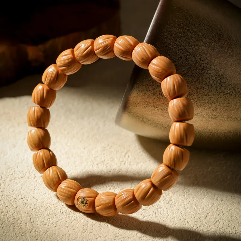 Honki Monkey Head Walnut Bracelets Unisex-2