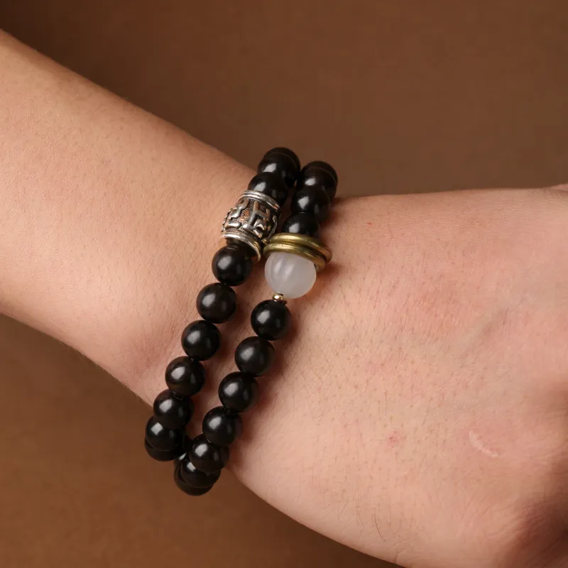 Honki African Blackwood Bracelets Unisex-4