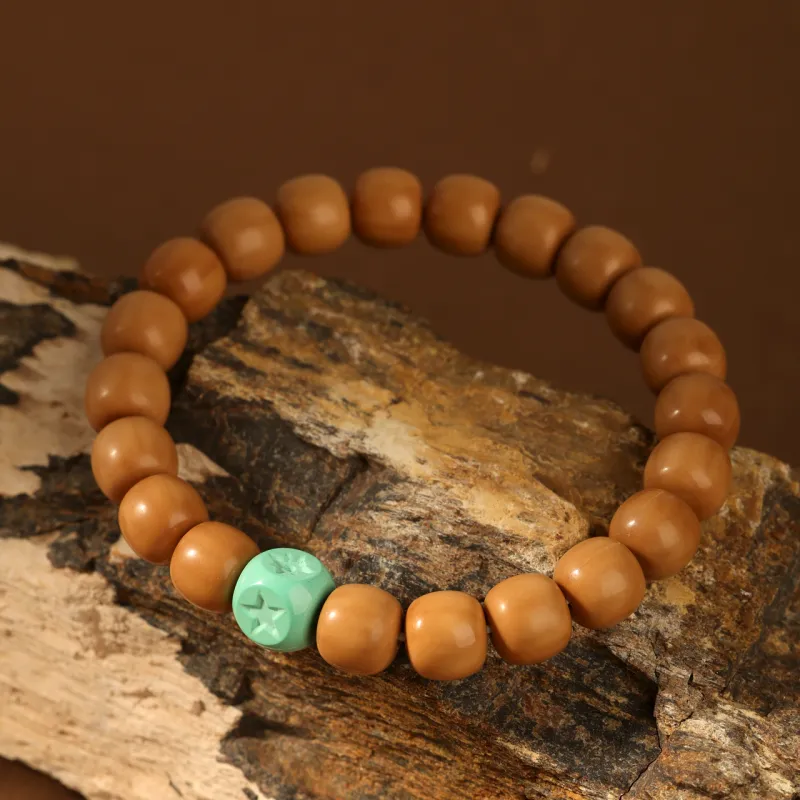 Honki Monkey Head Walnut Bracelets Unisex-2