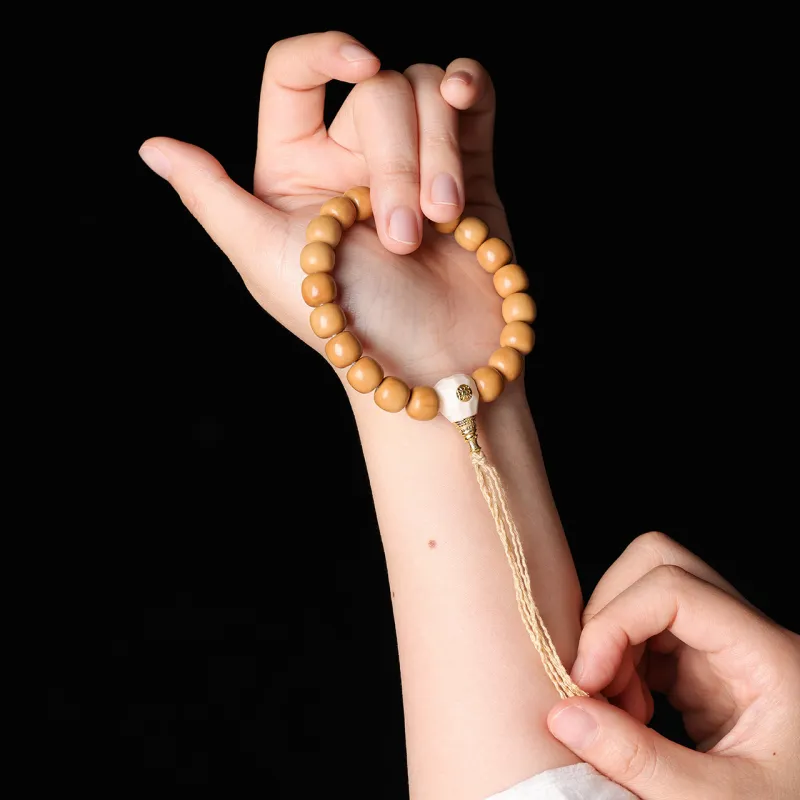 Honki Monkey Head Walnut Bracelets Unisex-3