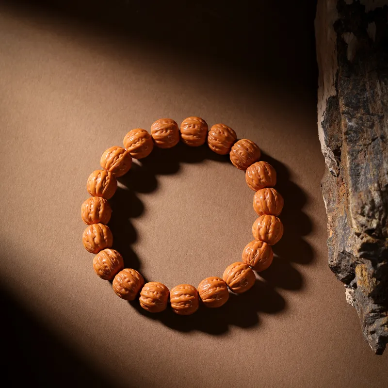 Honki Monkey Head Walnut Bracelets Unisex-3