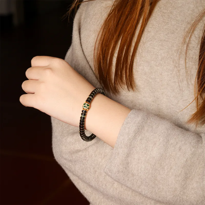 Honki Coconut Shell Beads Bracelets Unisex-3