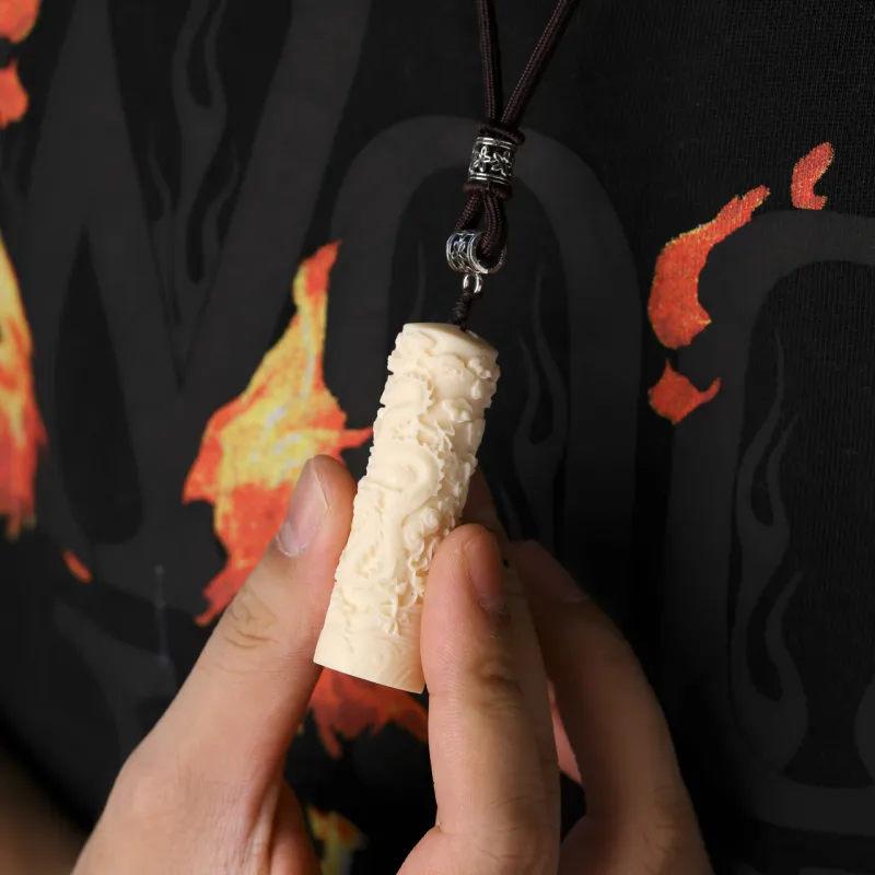 Honki Ivory Nut Necklaces Unisex-4