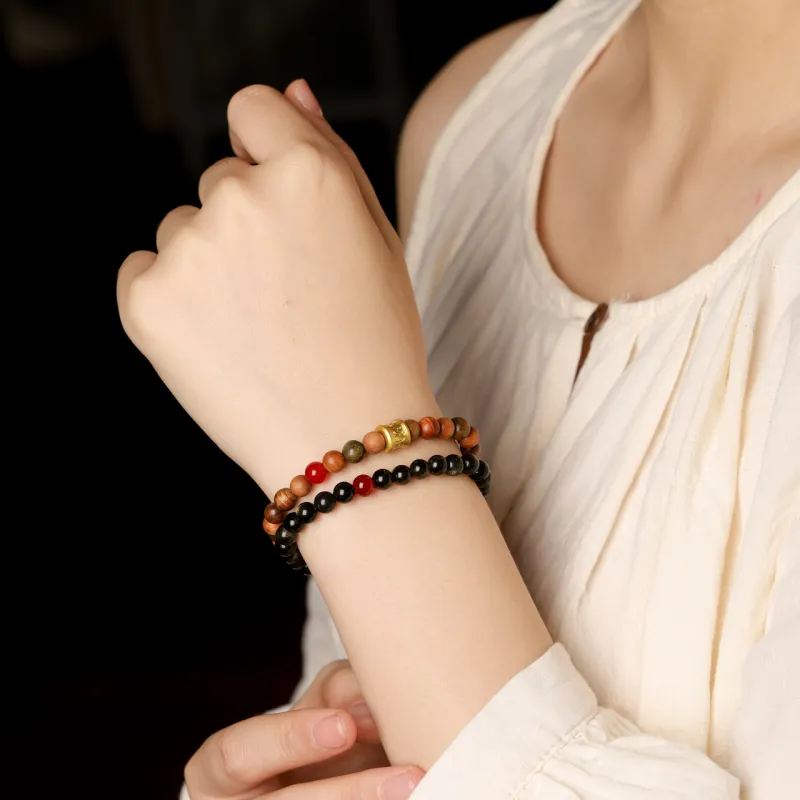 Honki Obsidian Bracelets Unisex-3