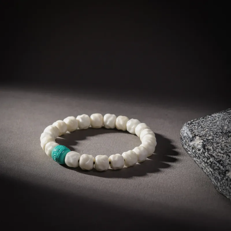 Honki White Jade Bodhi Bracelets Unisex-1
