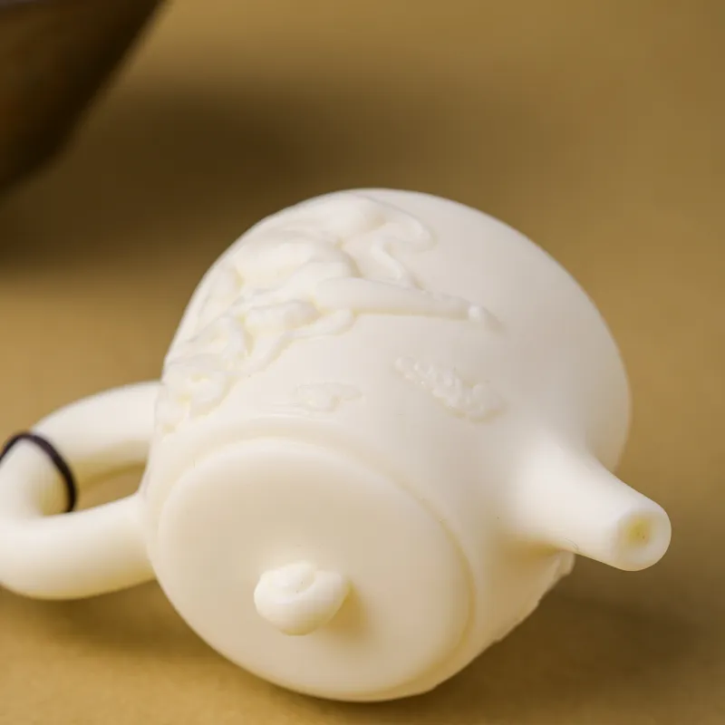 Honki Ivory Nut Pendant Handpiece Unisex-2