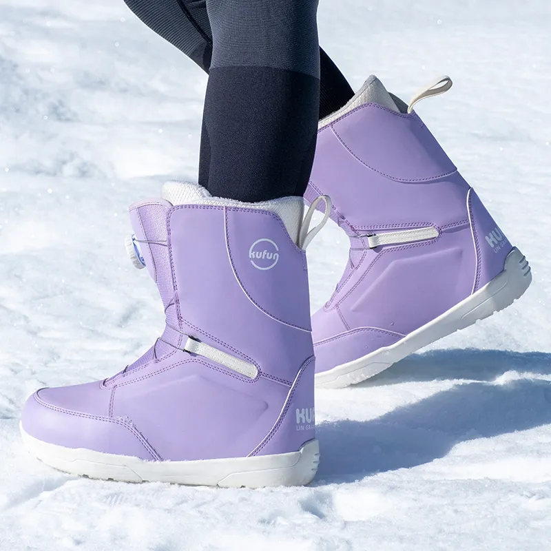 KUFUN Single Snowboard Ski Boots Unisex-9