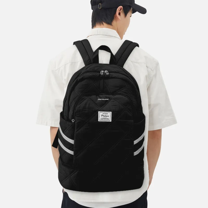 JEANSWEST Fabric Backpack Unisex Multicolor-5