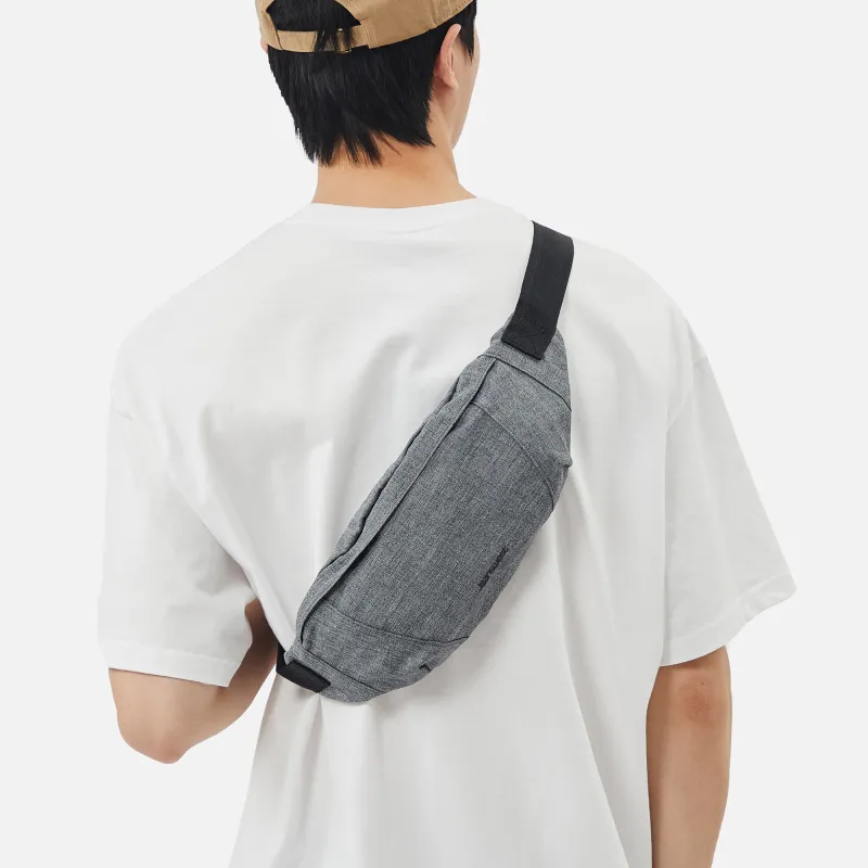 JEANSWEST Polyamide Crossbody Bag, Shoulder Bag, Backpack, Sling Bag Regular Unisex Black/Gray-9