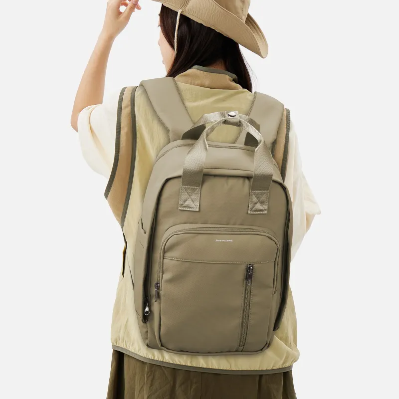 JEANSWEST Fabric Backpack Regular Unisex Multicolor-12