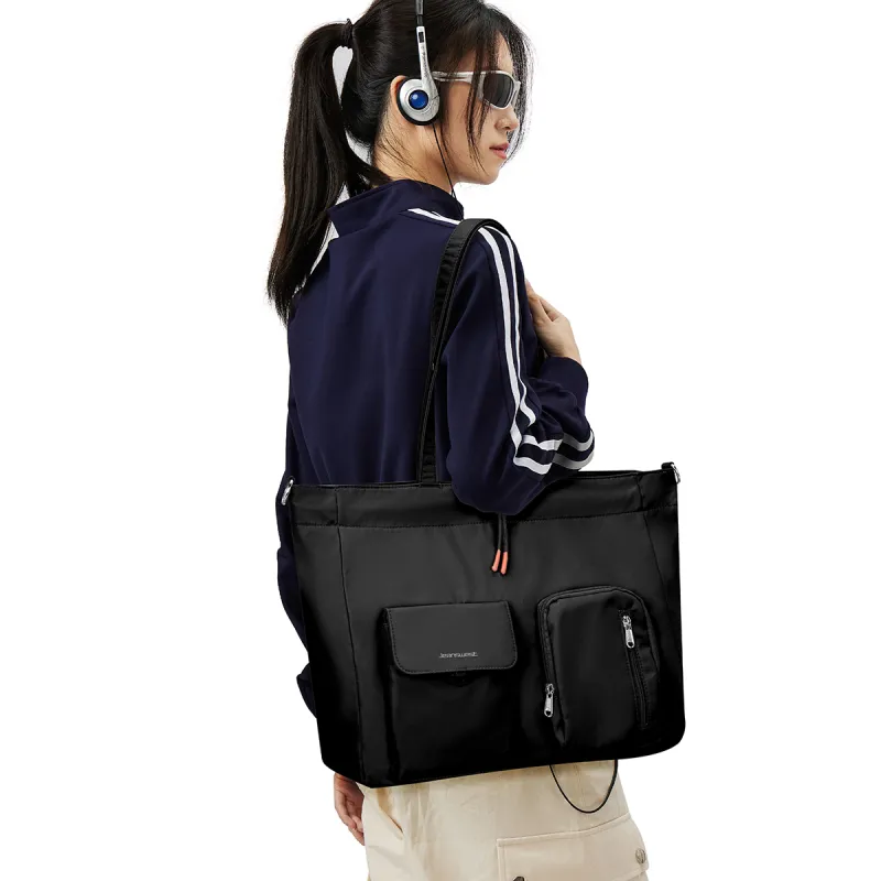 JEANSWEST Fabric Shoulder Bag Crossbody Bag Backpack Tote Regular Unisex Multicolor-4