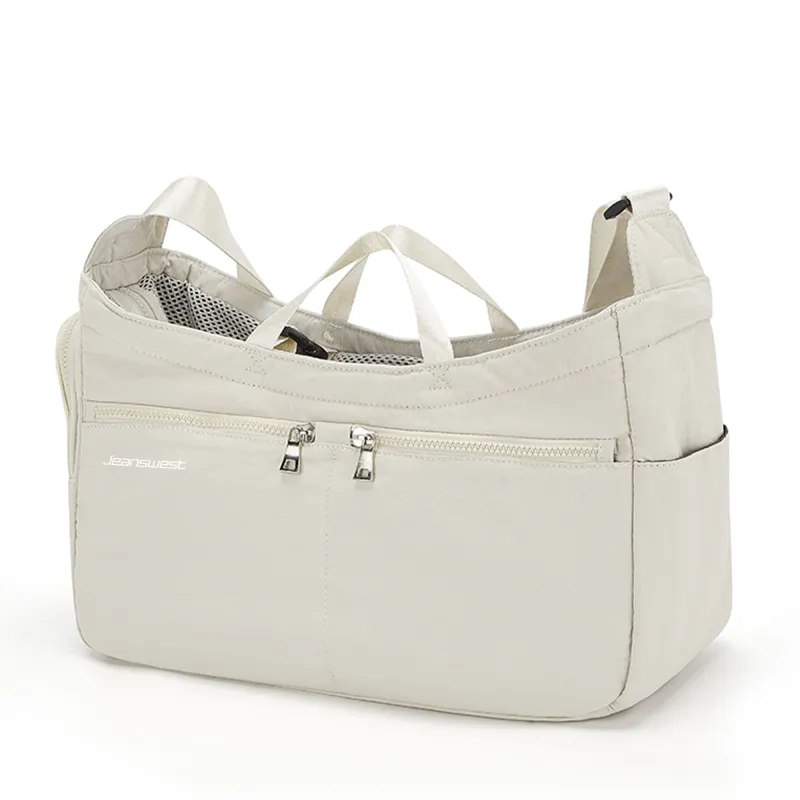 JEANSWEST Fabric One Shoulder Handbag Unisex Multicolor-2