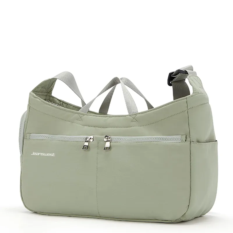 JEANSWEST Fabric One Shoulder Handbag Unisex Multicolor-10