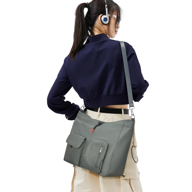 JEANSWEST Fabric Shoulder Bag Crossbody Bag Backpack Tote Regular Unisex Multicolor-12