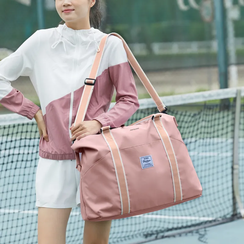 JEANSWEST Fabric Fitness Handbag Shoulder Bag Crossbody Bag Travel Bag Regular Unisex Multicolor-5