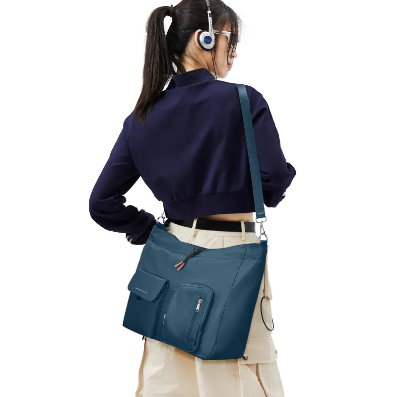 JEANSWEST Fabric Shoulder Bag Crossbody Bag Backpack Tote Regular Unisex Multicolor-19