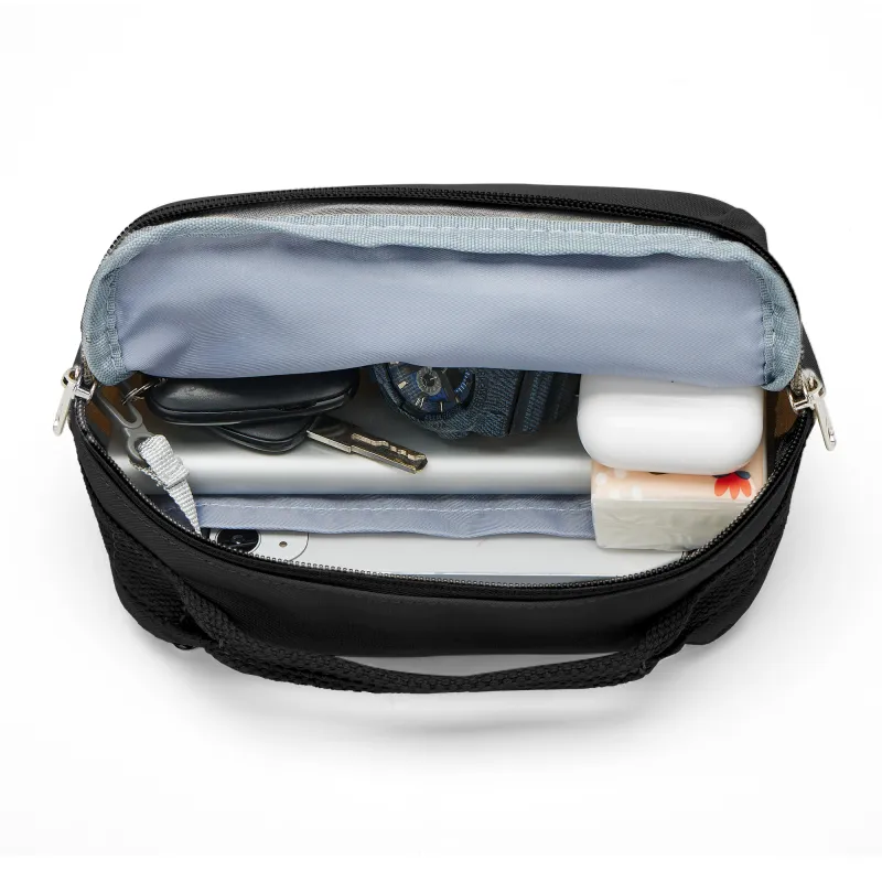 JEANSWEST Fabric Crossbody Bag Fanny Pack Shoulder Bag Messenger Bag Regular Unisex Multicolor-4