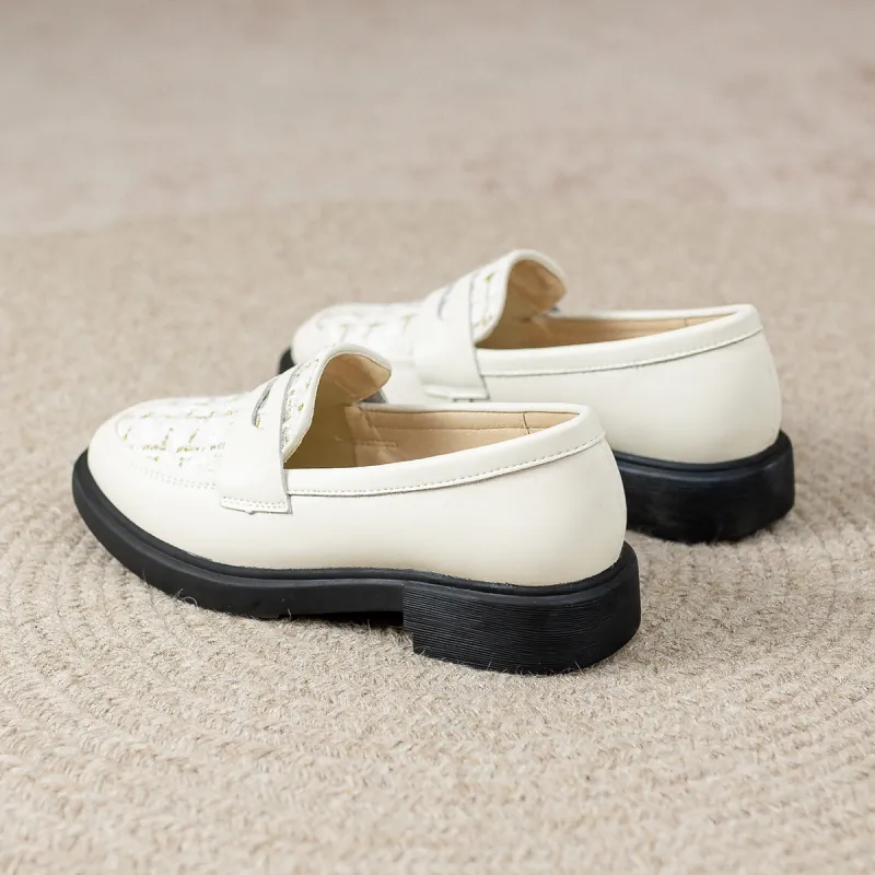 FLOSSIE Loafers Women's Black, Beige-7