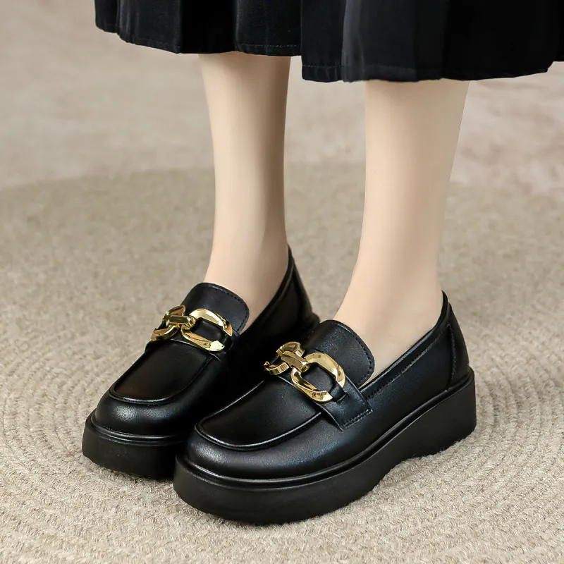 FLOSSIE Loafers 4.5cm Women's Black-3