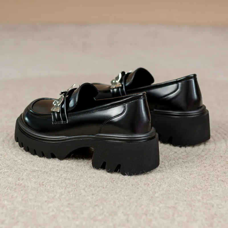 FLOSSIE Loafers Women's White/Black-3
