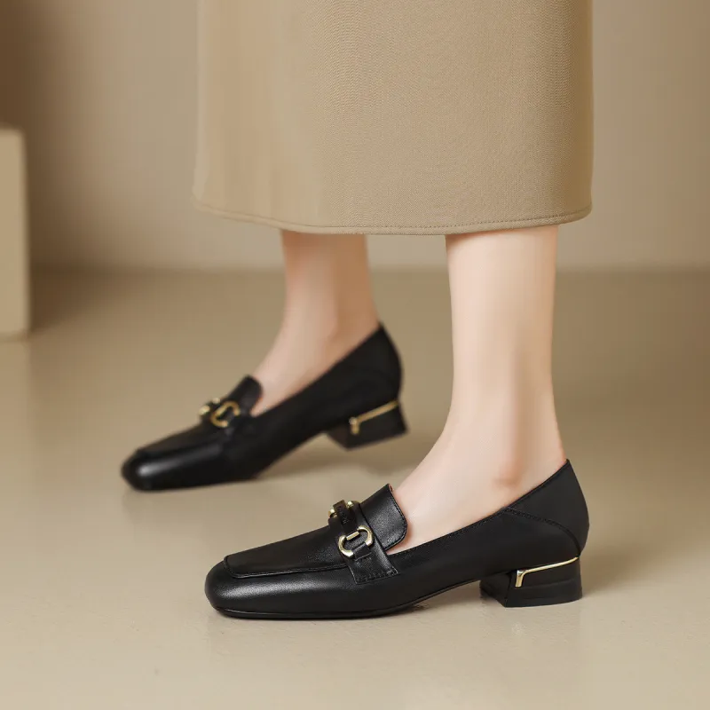 Mulinsen Loafers Women's Beige/Black-8